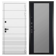 Гранит Роял белая NEW, панель 074 зеркало фацет тонированное 16 мм