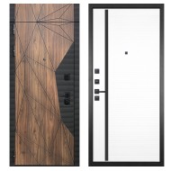 Гранит Континент с фрамугой, панель 053 Пиано белая 12 мм