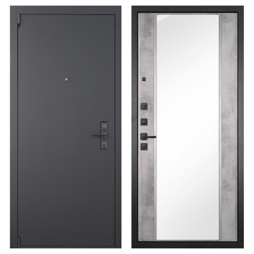 Гранит Эксклюзив, панель 051 зеркало Бетон светлый 16 мм