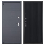 Гранит С63, панель 088 Черный кварц с фрезеровкой 10 мм