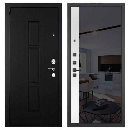 Гранит Т3М, панель 091 зеркало макси бок тонированное черное 10 мм