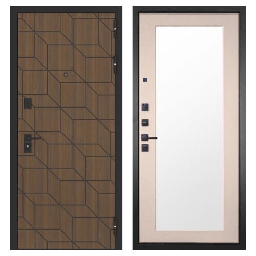 Гранит Плэй, панель 014 зеркало Капучино 16 мм