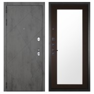 Гранит Дуэт, панель 011 зеркало Венге 16 мм