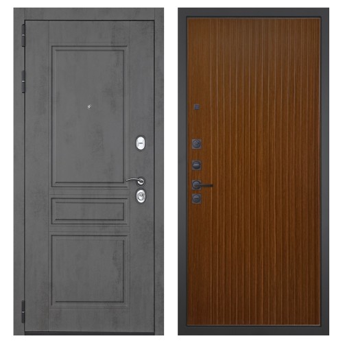 Гранит Лира, панель 087 Дуб кантри темный с фрезеровкой 10 мм