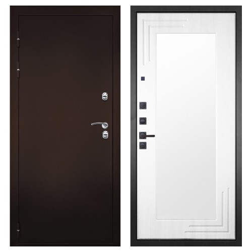 Гранит Терморазрыв, панель 019 зеркало Белый ясень 16 мм