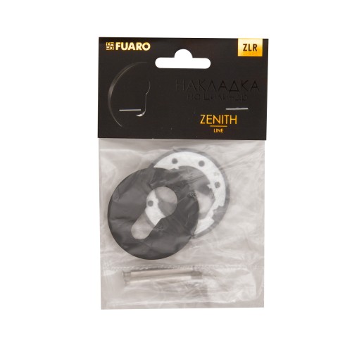 Накладка Fuaro (Фуаро) на цилиндр ET.R.ZLR52 BL-24 черный 