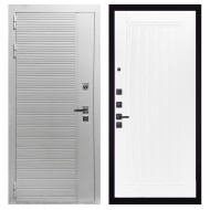 Гранит Пиано Белая, панель 082 Белый софт рельеф 10 мм