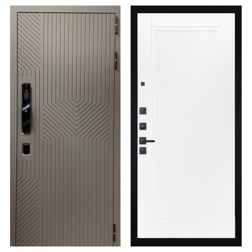 Гранит Смарт Нанорельеф, панель 082 Белый софт рельеф 10 мм