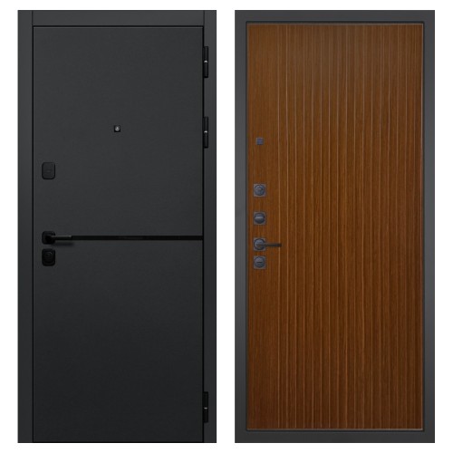 Гранит Горизонт, панель 087 Дуб кантри темный с фрезеровкой 10 мм