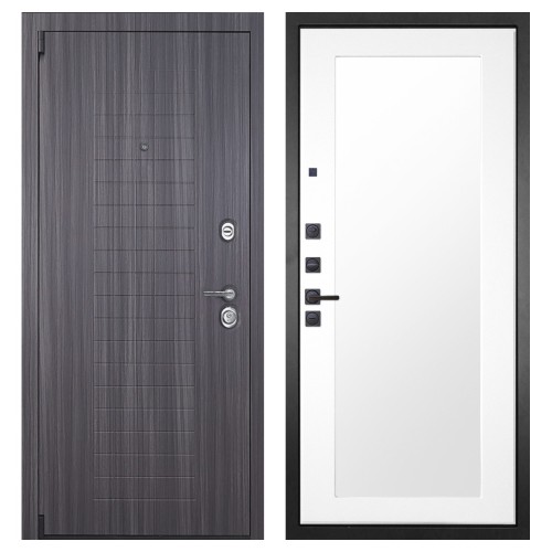 Гранит С7, панель 010 зеркало Белый матовый 16 мм