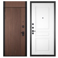 Гранит Шторм с фрамугой, панель 018 Белый 16 мм