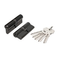 Цилиндровый Fuaro (Фуаро) механизм (200 ZA/80) 2000ZAKey80(35+10+35) BL черный 5Key 