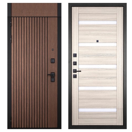 Гранит Шторм с фрамугой, панель 030 царга Сандал светлая 16 мм