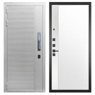 Гранит Пиано Смарт Белая, панель 075 зеркало макси бок белое 16 мм