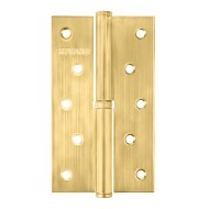 Петля Fuaro (Фуаро) съемная IN5430SR-BL SB правая (413/BL-5 125x75x2,5) мат.золото БЛИСТЕР 