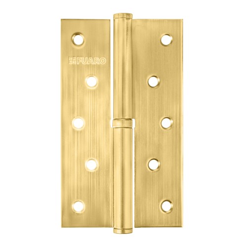 Петля Fuaro (Фуаро) съемная IN5430SR-BL SB правая (413/BL-5 125x75x2,5) мат.золото БЛИСТЕР 
