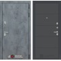 Входная дверь Лабиринт Бетон 13 - Графит софт