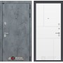 Входная дверь Лабиринт Бетон 21 - Белый софт