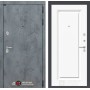 Входная дверь Лабиринт Бетон 27 - Эмаль RAL 9003