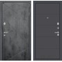 Входная дверь Лабиринт LOFT 13 - Графит софт