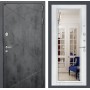 Входная дверь Лабиринт LOFT с Зеркалом Фацет - Белый софт