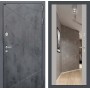 Входная дверь Лабиринт LOFT с Зеркалом Максимум - Грей софт