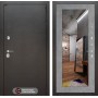 Входная дверь Лабиринт SILVER с Зеркалом 18 - Бетон светлый