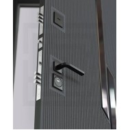 Входная дверь Лабиринт CARBON 26 - Эмаль RAL 9003