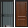 Входная дверь Лабиринт ISSIDA 03 - Орех бренди