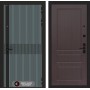 Входная дверь Лабиринт ISSIDA 03 - Орех премиум