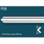 Карниз потолочный гладкий, под покраску P06 Перфект Плюс Дюрополимер (Perfect plus)