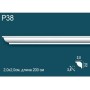 Карниз потолочный гладкий, под покраску P38 Перфект Плюс Дюрополимер (Perfect plus)