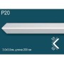 Карниз потолочный гладкий, под покраску P20 Перфект Плюс Дюрополимер (Perfect plus)