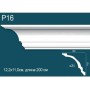 Карниз потолочный гладкий, под покраску P16 Перфект Плюс Дюрополимер (Perfect plus)