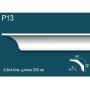 Карниз потолочный гладкий, под покраску P13 Перфект Плюс Дюрополимер (Perfect plus)