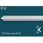 Карниз потолочный гладкий, под покраску P11 Перфект Плюс Дюрополимер (Perfect plus)