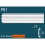 Молдинг под покраску P61 Перфект Плюс Дюрополимер (Perfect plus)