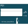 Молдинг под покраску P01 Перфект Плюс Дюрополимер (Perfect plus)