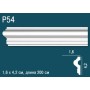 Молдинг под покраску P54 Перфект Плюс Дюрополимер (Perfect plus)