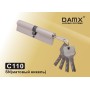 Цилиндровый механизм DAMX C110 латунь ключ-ключ (Дамкс)