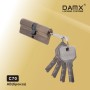 Цилиндровый механизм DAMX C70 мм Бронза (AB), перфорированный ключ-ключ (Дамкс)