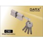 Цилиндровый механизм DAMX C90 Матовый никель (SN) ключ-ключ (Дамкс)
