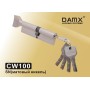 Цилиндровый механизм DAMX CW100 перфорированный ключ-вертушка  (Дамкс)