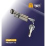 Цилиндровый механизм Msm CW35/55 мм латунь Бронза (AB), перфорированный ключ-вертушка (Мсм)