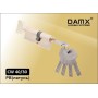 Цилиндровый механизм DAMX CW40/30 Полированная латунь (PB), перфорированный ключ-вертушка (Дамкс)