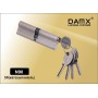Цилиндровый механизм DAMX N90 мм Матовый никель (SN), ключ-ключ (Дамкс)