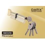 Цилиндровый механизм DAMX NW35/55 мм Полированная латунь (PB), ключ-вертушка (Дамкс)