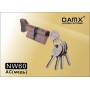 Цилиндровый механизм DAMX NW60 мм Медь (AC), ключ-вертушка (Дамкс)