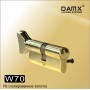 Цилиндровый механизм DAMX W70 Полированная латунь (PB) сантехнический (Дамкс)