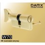 Цилиндровый механизм DAMX W70 Матовая латунь (SB) сантехнический (Дамкс)